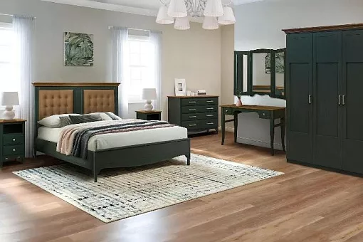 Набор мебели для спальни Кармен Прованс 1 (Грин+дуб рустикаль) купить в Москве - фото №1