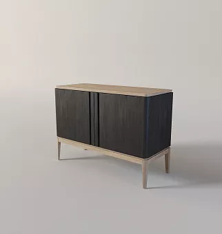 Тумба ICON’S Мореный дуб(черный) купить в Москве - фото №1