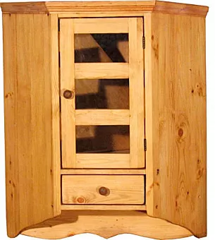 Настенный шкаф угловой ПЛ 15 (600x930x600) правый купить в Москве - фото №1 Настенный шкаф угловой ПЛ 15 (600x930x600) правый купить в Москве - фото №1