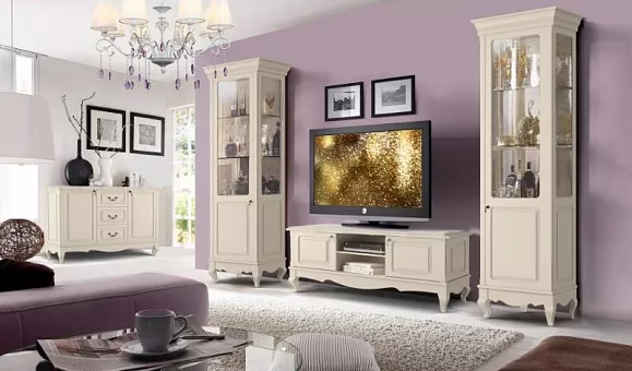 Набор мебели для гостиной Арредо 1 (цвет М-11 белый) купить в Москве - фото №1