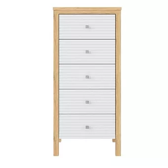 Комод Вояж-05-Р/Я Белый лак  + антик №24 купить в Москве - фото №1