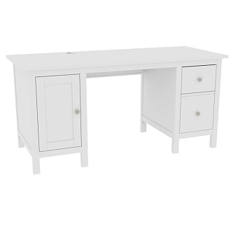 Стол письменный Кантри-12 Белый лак купить в Москве - фото №1