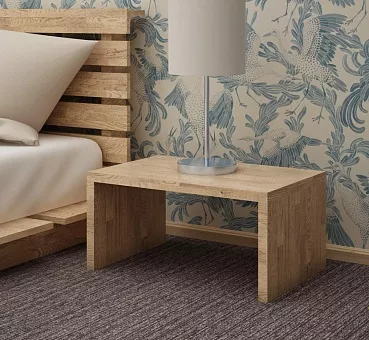 Тумба прикроватная Япония из массива дуба купить в Москве - фото №1