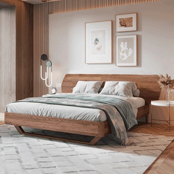 Кровать полутороспальная  Дэо (Deo)  1400 без тумб купить в Москве - фото №1