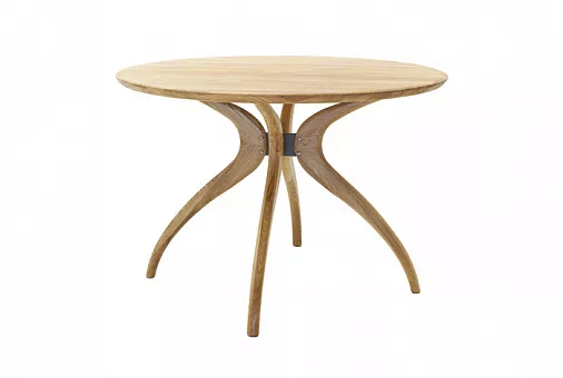 Стол Архар 110х110х76 массив дуба купить в Москве - фото №1