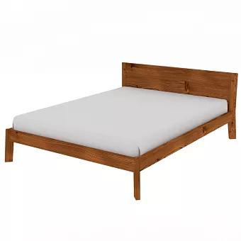 Кровать двойная "Доната 2" массив сосны 160*200 купить в Москве - фото №1