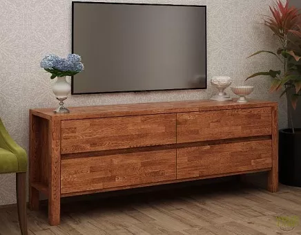 ТВ-тумба Англия массив дуба купить в Москве - фото №1