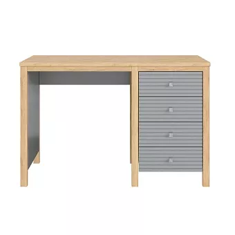 Стол письменный Вояж-04-РЯ Серый №7042 + антик №24 купить в Москве - фото №1