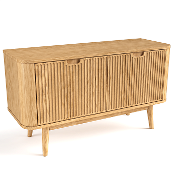 Тумба ТВ из массива дуба Рифлессо (Riflesso) 2 купить в Москве - фото №1