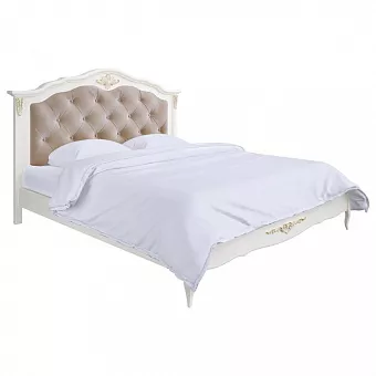 Кровать с мягким изголовьем 180*200 Romantic Gold art. R318g купить в Москве - фото №1