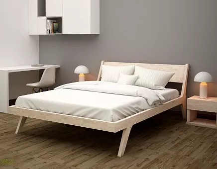 Кровать детская Верона из массива дуба купить в Москве - фото №1